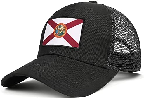 Бейзболна шапка с Държавния Флага zingyone Мъжки Дамски Унисекс Регулируема Шапка за Татко