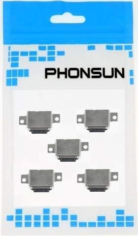 PHONSUN USB Порт за зареждане за Samsung Galaxy S8 G950/S8 + G955/S9 G960/S9 + G965 /Note 9 N960 (опаковка от 5 броя)
