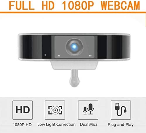 HD USB Уеб камера за КОМПЮТЪР с корекция осветление с Шумоподавляющим микрофон, Детска Компютърна камера с микрофон, Уеб камера на живо, игри, разговори и конференции,