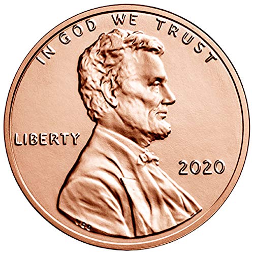 2020 P,D BU Lincoln Shield Cent Choice Комплект от 2 монети, Монетен двор на САЩ, без да се прибягва
