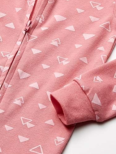 Пижами Hanes Бебе с цип, Универсални Детски Костюми за сън и игра с цип, 2 опаковки