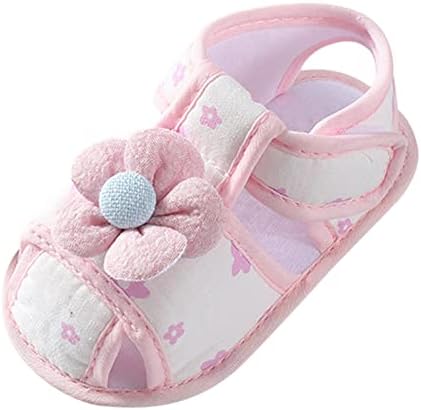 Qvkarw/ Пролетно-лятна Детски Обувки за бебета; Сандали за момичета в плоска подметка; Меки Леки Удобен Модел обувки за Момиченца