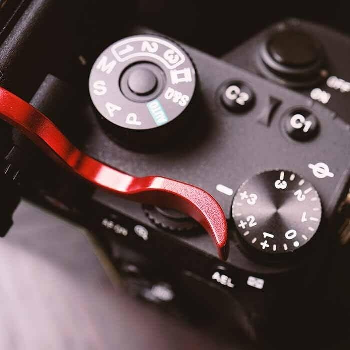 Фотоапарат Метална дръжка с палец за Sony A7MIII A7RIII A7MII A7RII A7S2 A7SII A7 (черен)