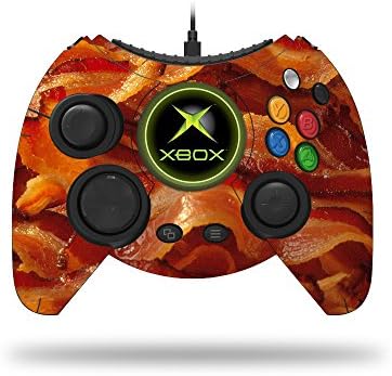 Калъф MightySkins, съвместим с контролера на Microsoft Xbox One Hyperkin Дюк - Bacon | Защитен, здрав и уникален винил калъф | Лесно