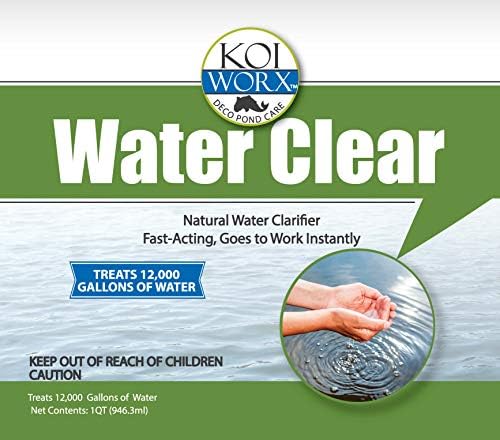 KoiWorx Water Clear - Изчиства Декоративни езера, сигурно за koi - 1 Литър