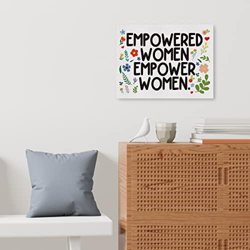 Упълномощени Жени Разширяват възможностите на Жените Картина върху Платно Стенно Изкуство Цвете феминистский Плакат на Арт Принт