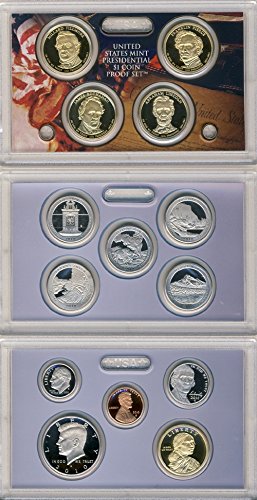 На монетния двор на САЩ през 2010 Година С 14 монети, Покрити с Пробен Комплект В OGP Proof