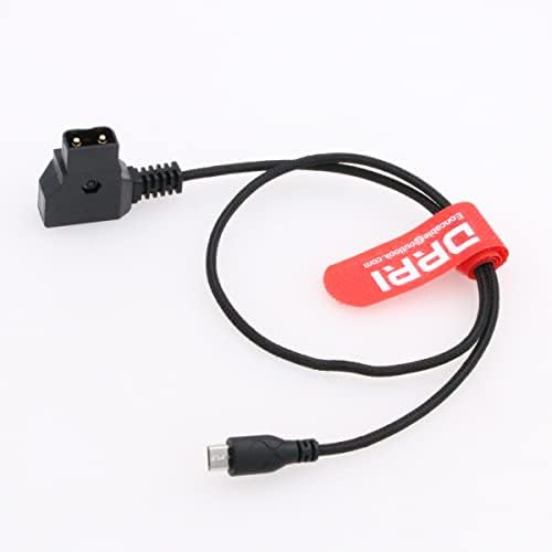 Захранващ кабел на двигателя DRRI Micro-USB под прав ъгъл към Dtap за TILTA Ядро-Nano (кабел Micro USB)