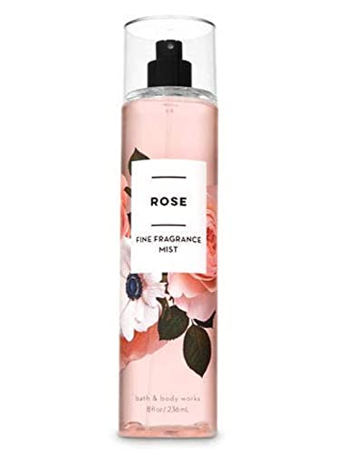Аромат за вана и тяло Rose Fine Fragrance Mist, 8 течни унции