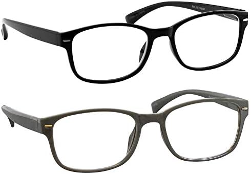 Очила за четене TruVision - за мъже и жени с кутия пролетта панти - HP9505
