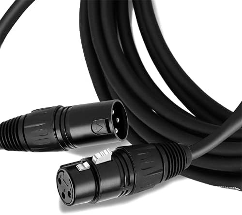 Корпоративна Балансиран кабел за микрофон с XLR 3-пинов конектор Pro е съвместим с вокальным микрофон Shure SM58-LC, SM58S, SM57-LC,