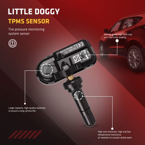Сензор ГУМИТЕ Сензор за налягане в гумите 434 Mhz Система за контрол на налягането в гумите Заменя # 68249197AA Съвместимост с 2014-2021 Dodge RAM/Jeep Cherokee 4 бр.