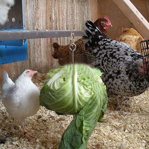 Хранилки за Пилета за употреба за плодове и Зеленчуци, Пилешки Шиш за Пилета, Птици домашен Любимец, Подвесная Ясла за Пилета на