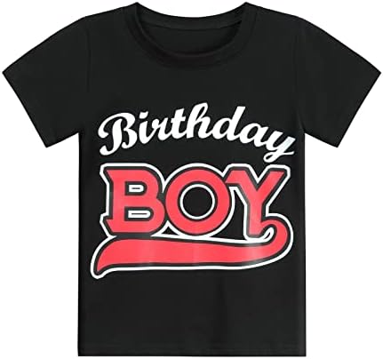 Риза за момче, за рожден Ден, Дрехи за малките Момчета от 2 години, 3-та, 4-ти, 5-годишна, 6-ти, Тениска с Изображение, Детски Подарък,