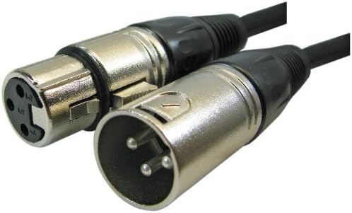 25-Крак Удлинительный кабел XLR за микрофон От мъжа Към Жената С Обслуживаемым Края на
