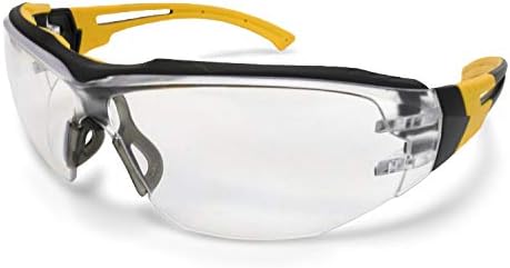Защитни очила - Черна дограма - Прозрачни фарове за лещи