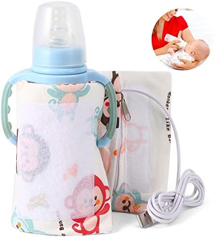 Нагревател бутилки за кърма, Нагревател бутилки, Нагревател бебешки бутилки, Постоянна температура, USB За домашна употреба, Преносим