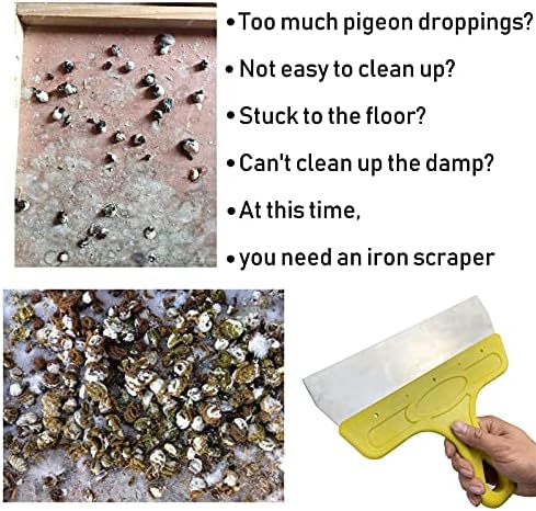 SRRPSPIGEON Стъргалка, за да гълъб Птичи тор Чист Стъргало За Почистване на Дома на гнездото За Гълъби Директен Инструмент за тавана